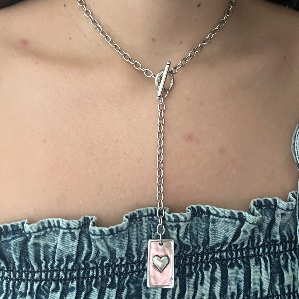 Katia Designs Motivational Lariat Necklace